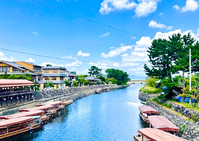 Uji River view from Uji Bridge